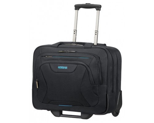 MALETÍN CON RUEDAS PARA PORTÁTIL DE 15,6" COMPARTIMENTO PARA ROPA 230X440X380 MM NEGRO AMERICAN TOURISTER SA33G006 NE